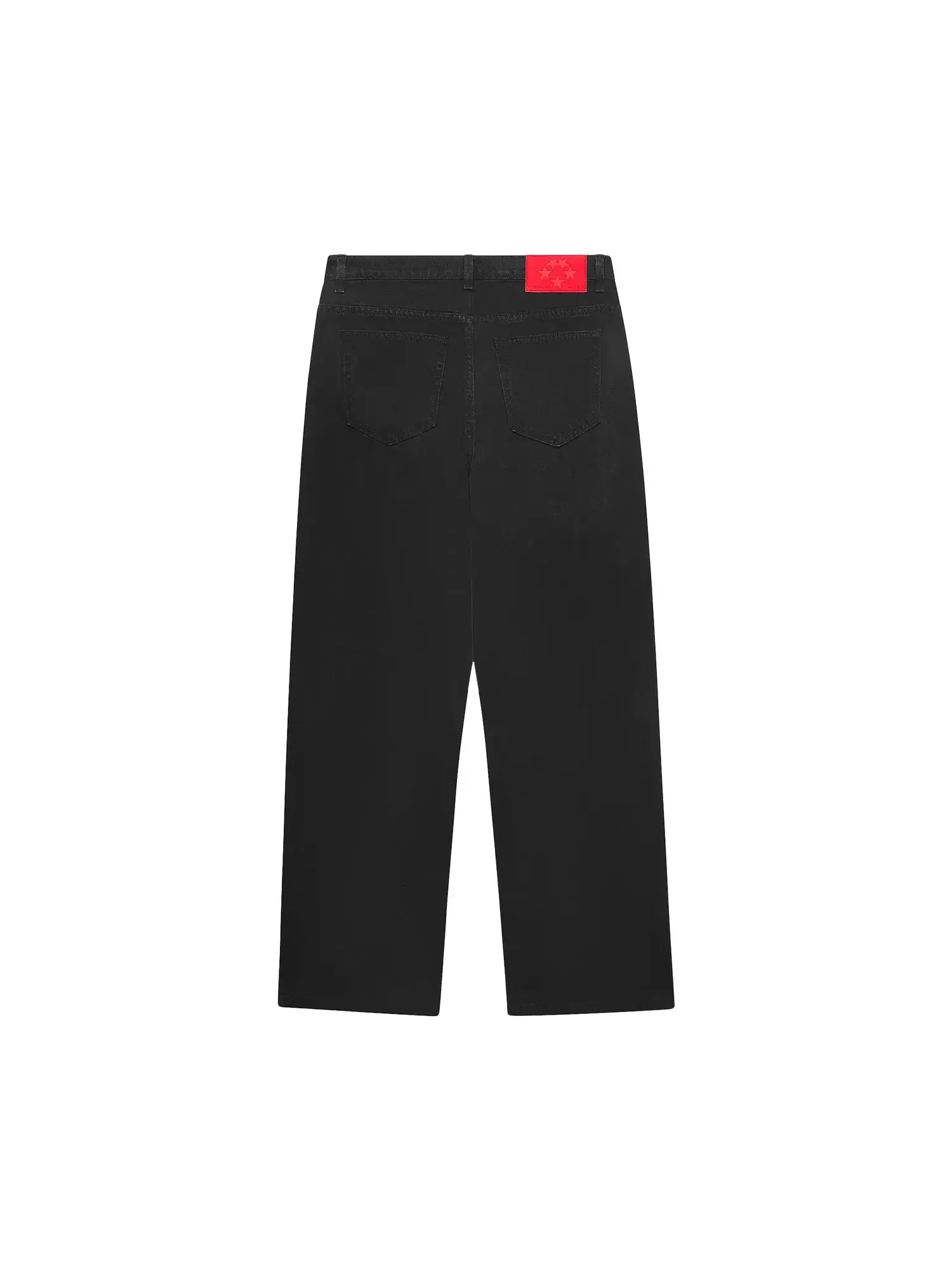 Джинсы Sp5der Distressed Logo V3 Denim — изображение 2 из 2, черный