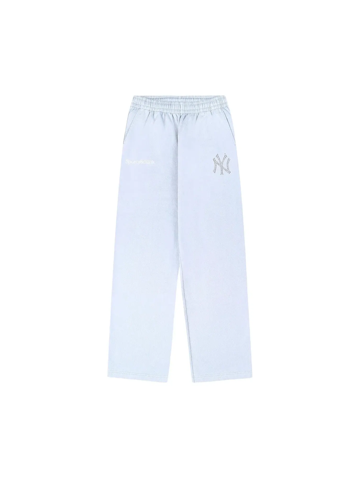 Спортивные штаны Sporty & Rich Yankees Krystal Wide — белый