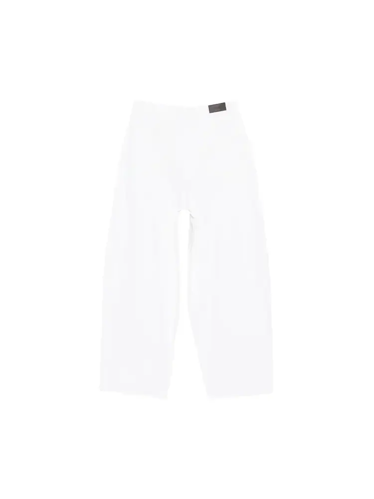 Брюки Lemaire Large 'Milk' — изображение 2 из 2, белый