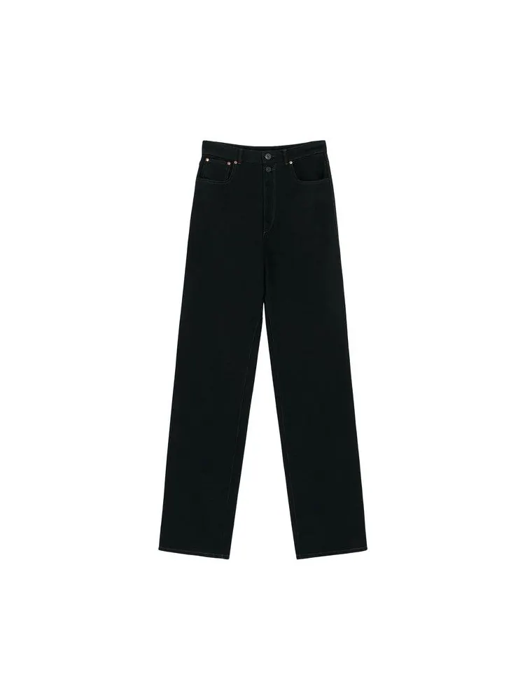 Брюки Lemaire High Waisted Straight Pants