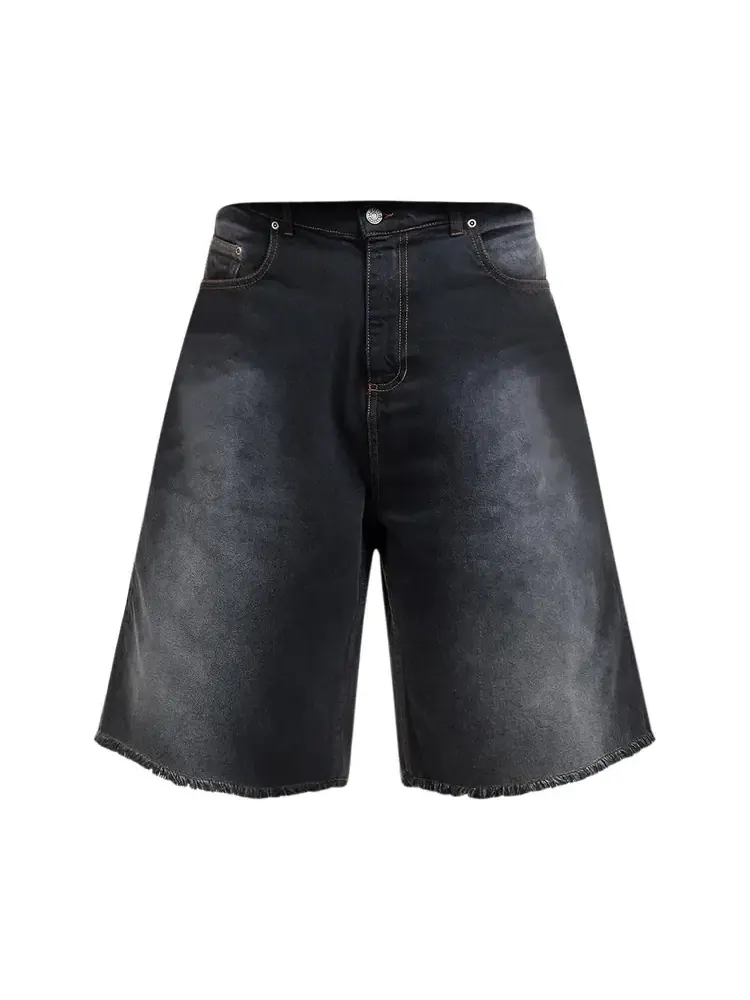 Мешковатые джинсовые шорты Rassvet Sun Dyed — черный