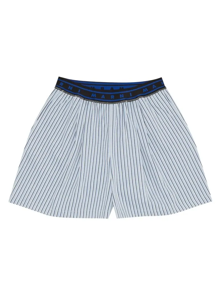 Брюки Marni Stripe Jersey Jacquard 'Vivid Blue' — изображение 1 из 3, синий