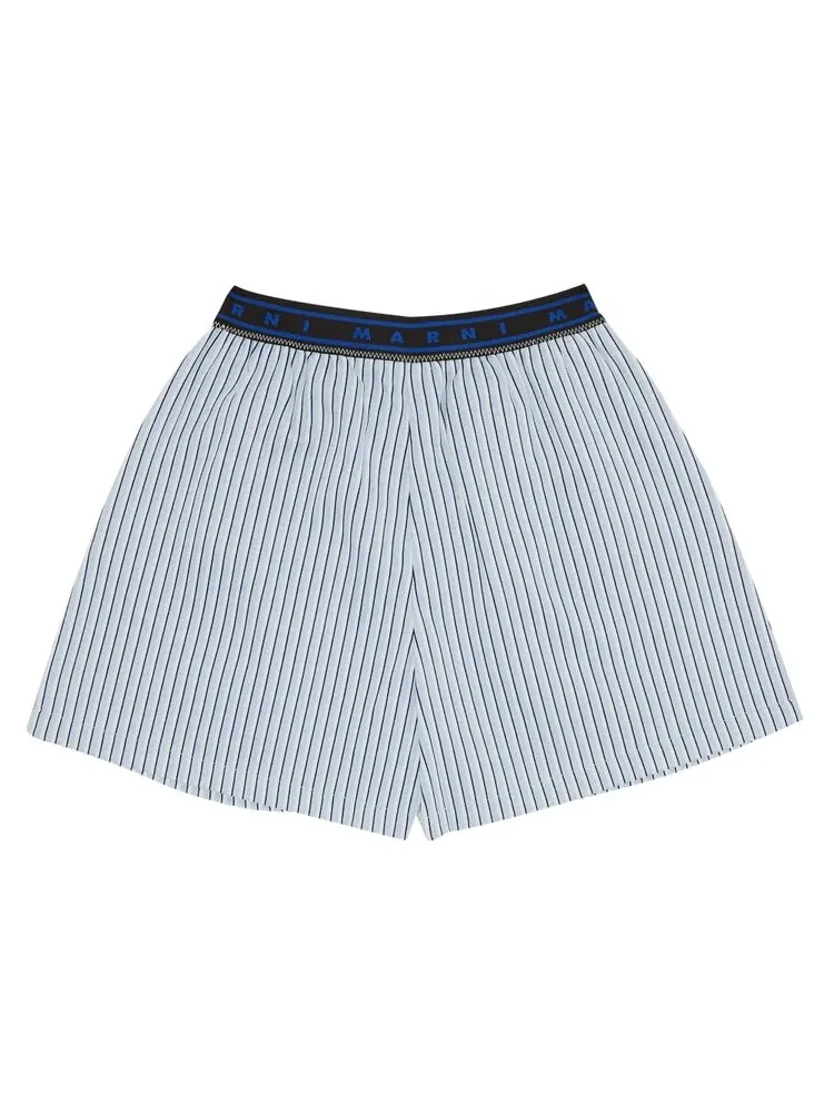 Брюки Marni Stripe Jersey Jacquard 'Vivid Blue' — изображение 2 из 3, синий