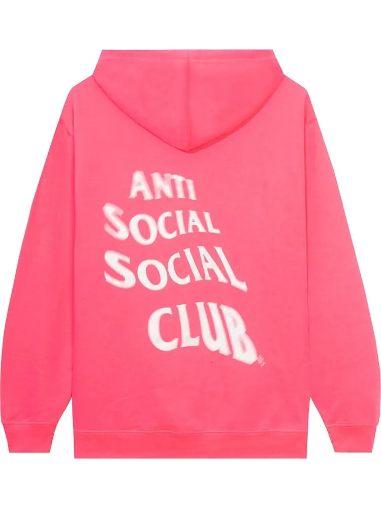Худи Anti Social Social Club Passing Fad Hoodie 'Pink' — изображение 2 из 2, розовый