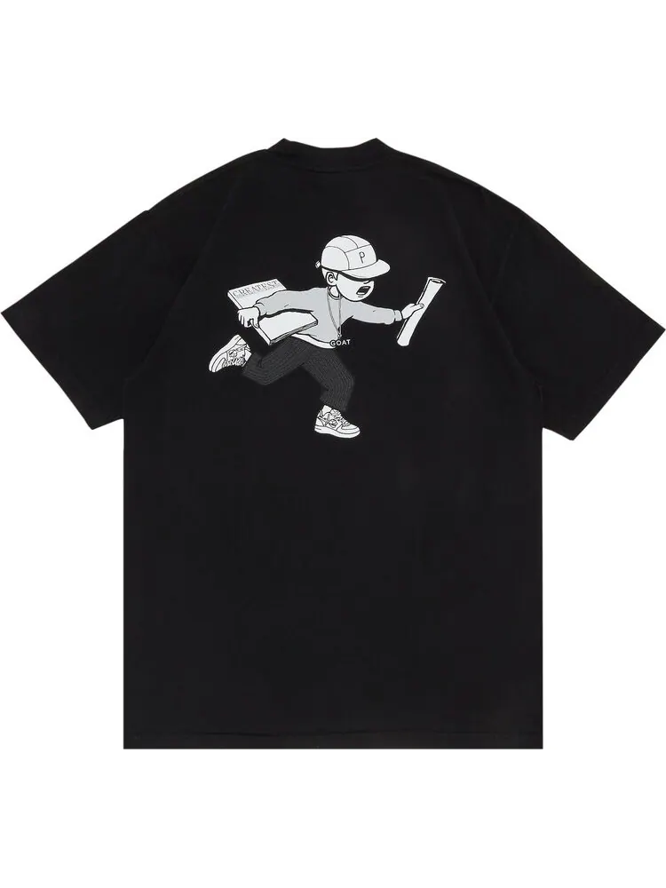 Футболка GOAT Exclusive Paperboy Classic T-Shirt in Black — изображение 1 из 3, черный
