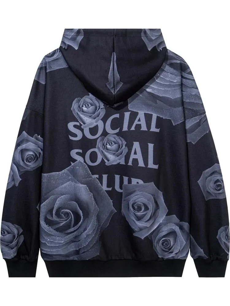 Худи Anti Social Social Club Petal To The Floor Hoodie 'Black' — изображение 2 из 2, черный