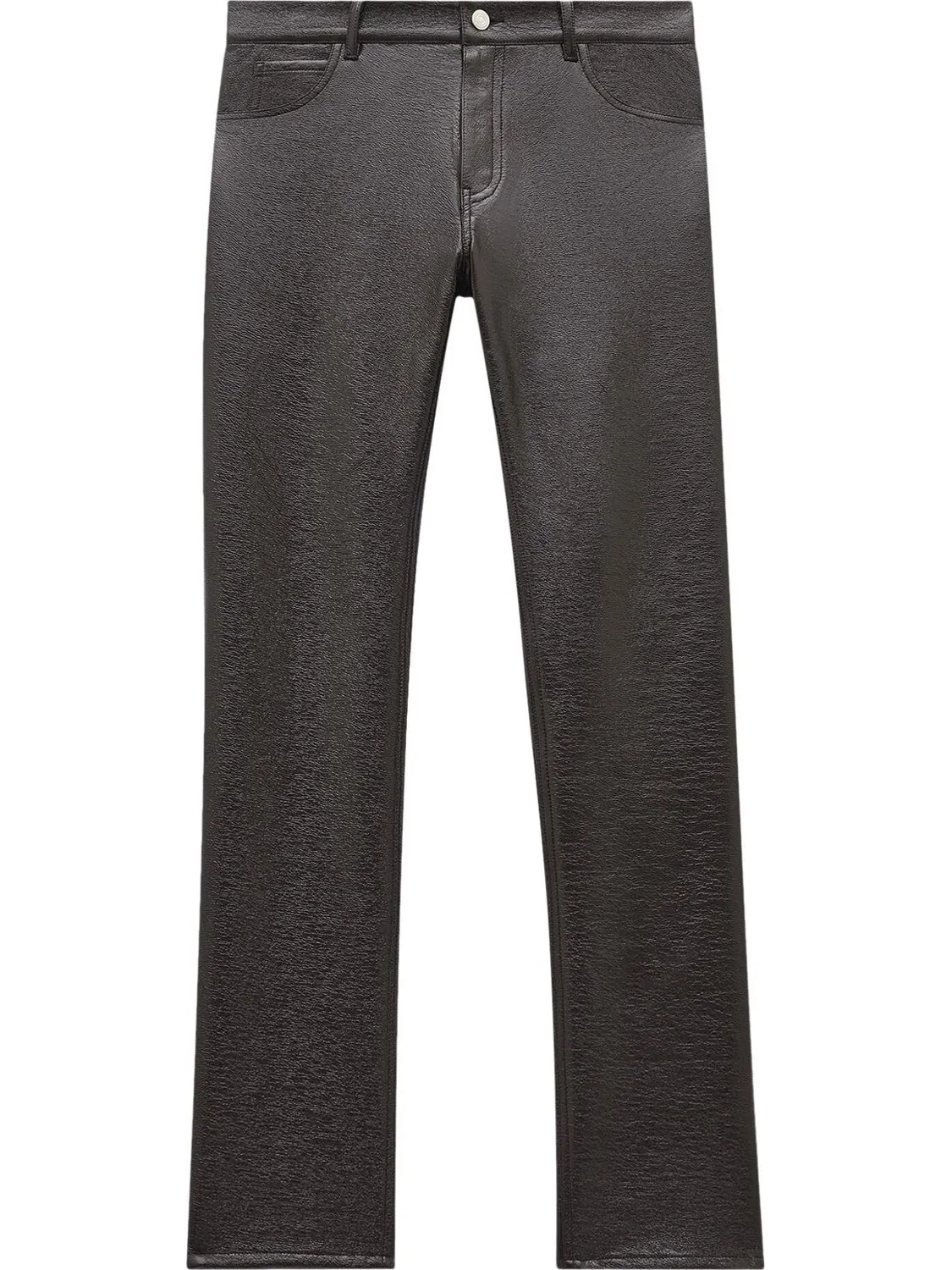 Брюки Courrèges 5-Pocket Vinyl Pants 'Chocolate' — изображение 1 из 1, коричневый
