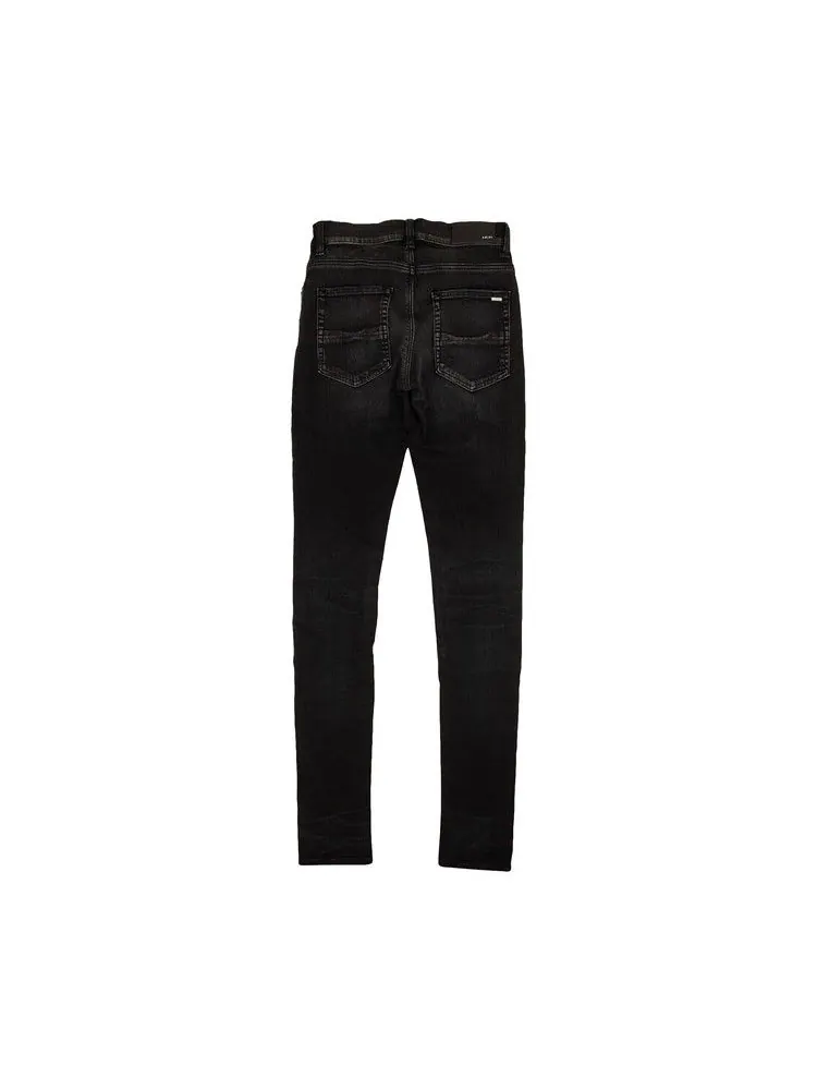 Брюки Amiri Leather Camo Mx1 — изображение 2 из 2, черный