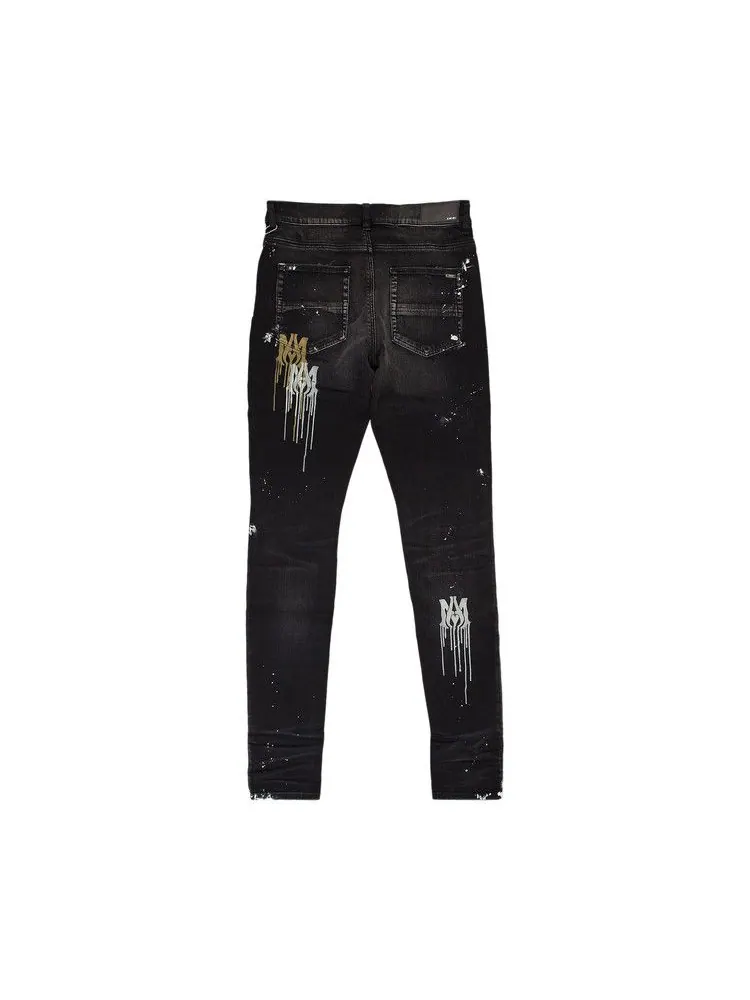 Джинсы Amiri Stencil Jeans — изображение 2 из 3, черный