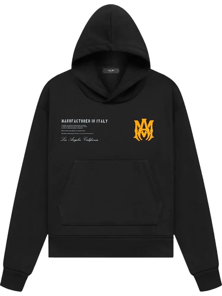Худи Amiri Military Specs Stencil Hoodie 'Black'