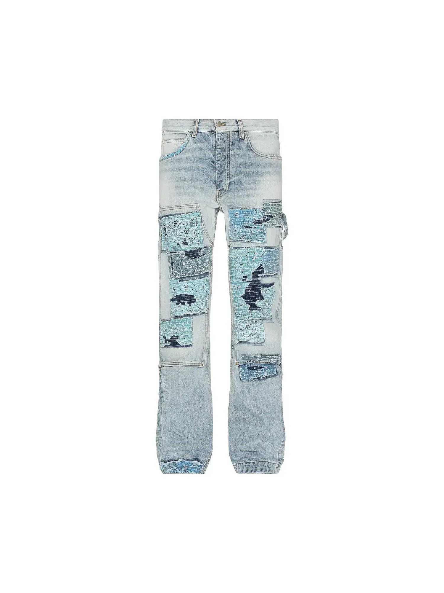 Джинсы Amiri Patchwork Bandana Carpenter Straight Jean