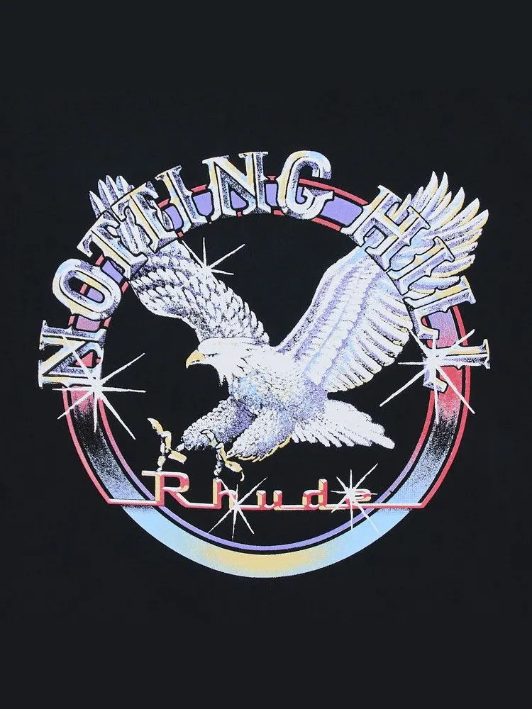 Футболка Rhude Notting Hill Eagle Tee — изображение 3 из 3, винтажный черный