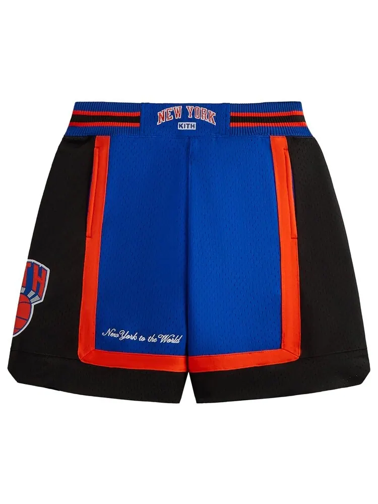 Шорты Kith And Mitchell & Ness For The New York Knicks 'Knicks Blue/Knicks Orange' — изображение 1 из 2, мульти