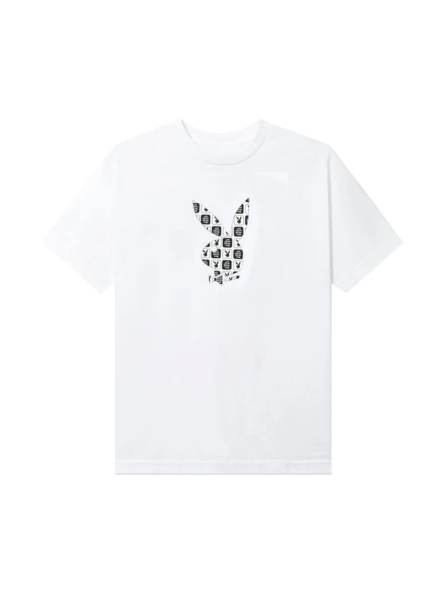 Футболка в клетку Anti Social Social Club x Playboy — изображение 1 из 2, белый