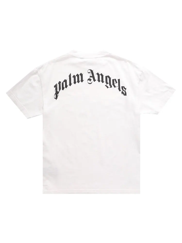 Футболка Palm Angels Croco Classic Tee 'White/Green' — изображение 2 из 2, белый