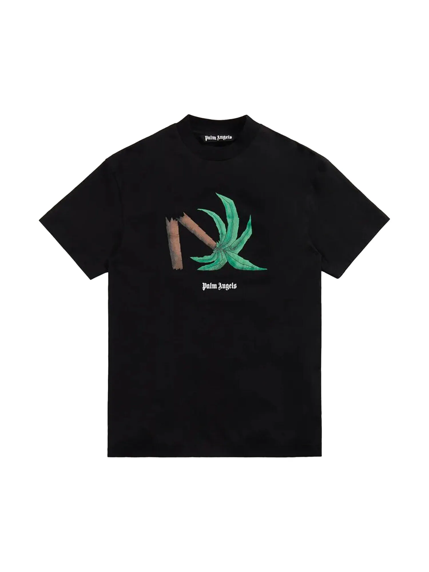 Классическая футболка Palm Angels Broken Palm — черный