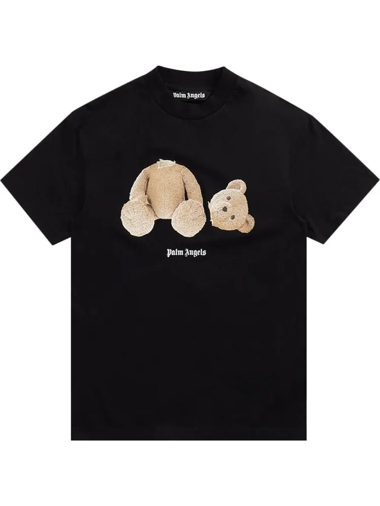 Футболка Palm Angels Bear Classic Tee 'Black/Brown' — изображение 1 из 2, черный
