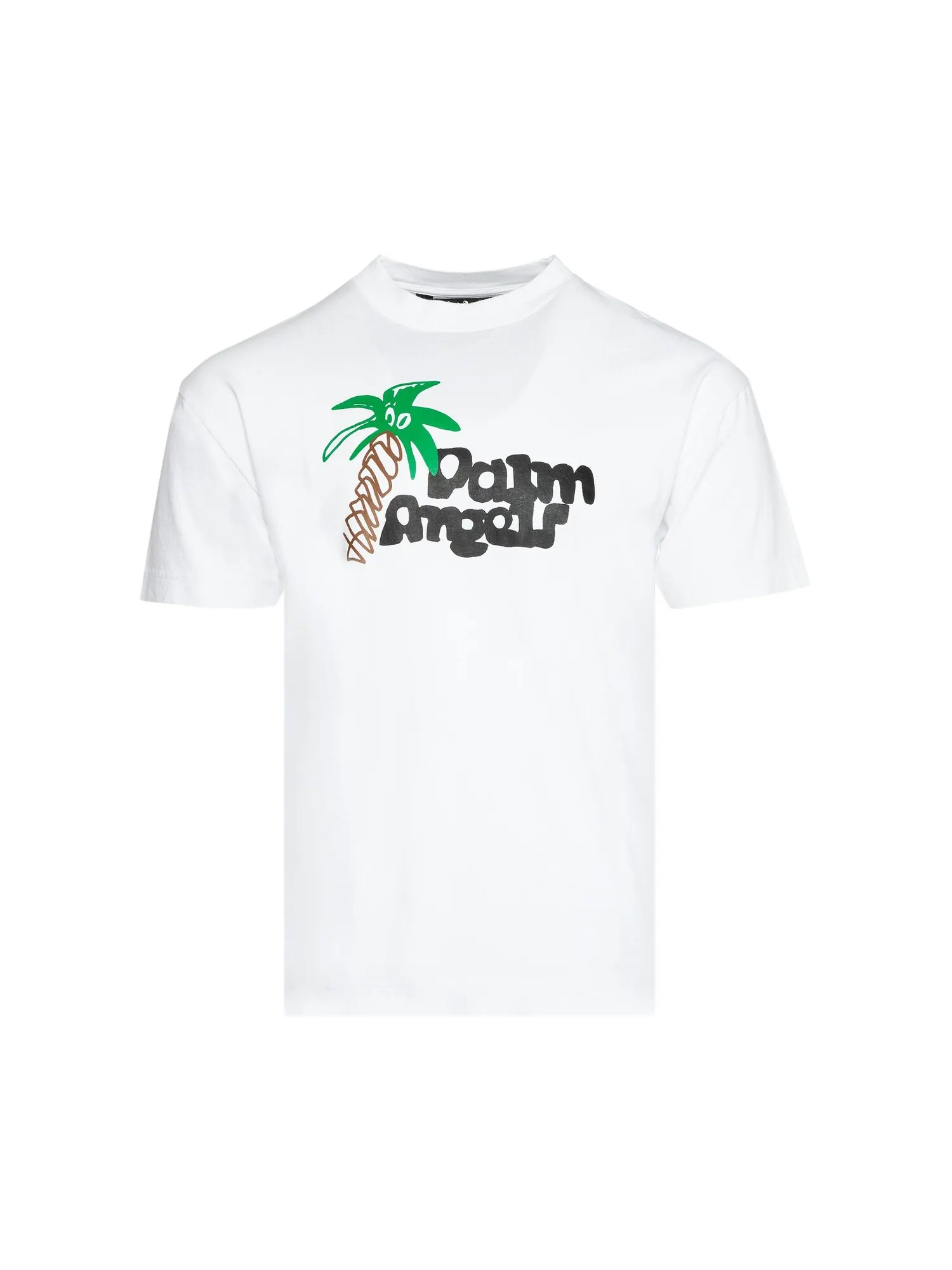 Классическая футболка Palm Angels Sketchy — изображение 1 из 1, белый/черный
