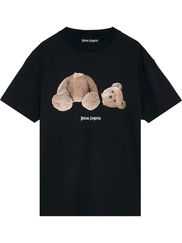 Футболка Palm Angels Bear Classic Tee 'Black/Brown' — изображение 1 из 2, черный