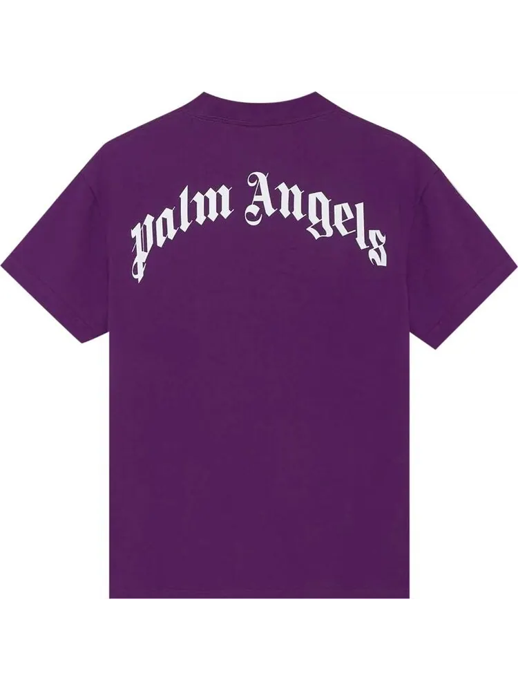 Футболка Palm Angels Bear Classic Tee 'Purple/Brown' — изображение 2 из 2, фиолетовый