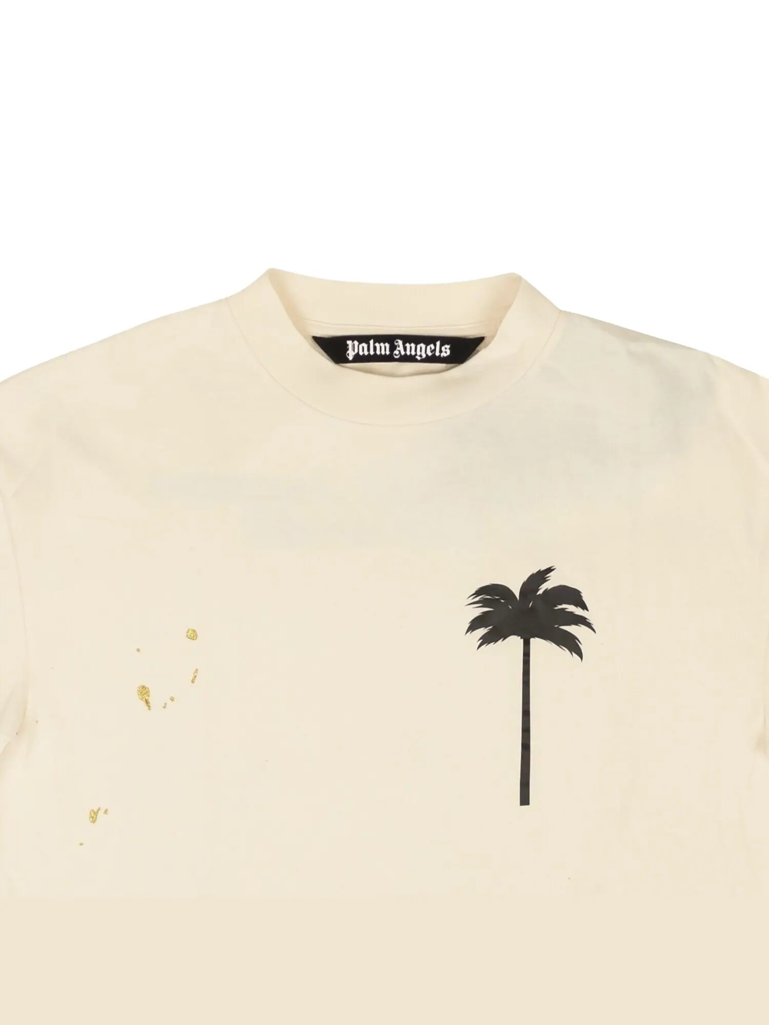 Окрашенная классическая футболка Palm Angels PXP — изображение 3 из 3, масло/черный