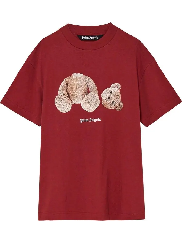 Футболка Palm Angels Bear Classic Tee 'Syrah Brown' — изображение 1 из 2, коричневый