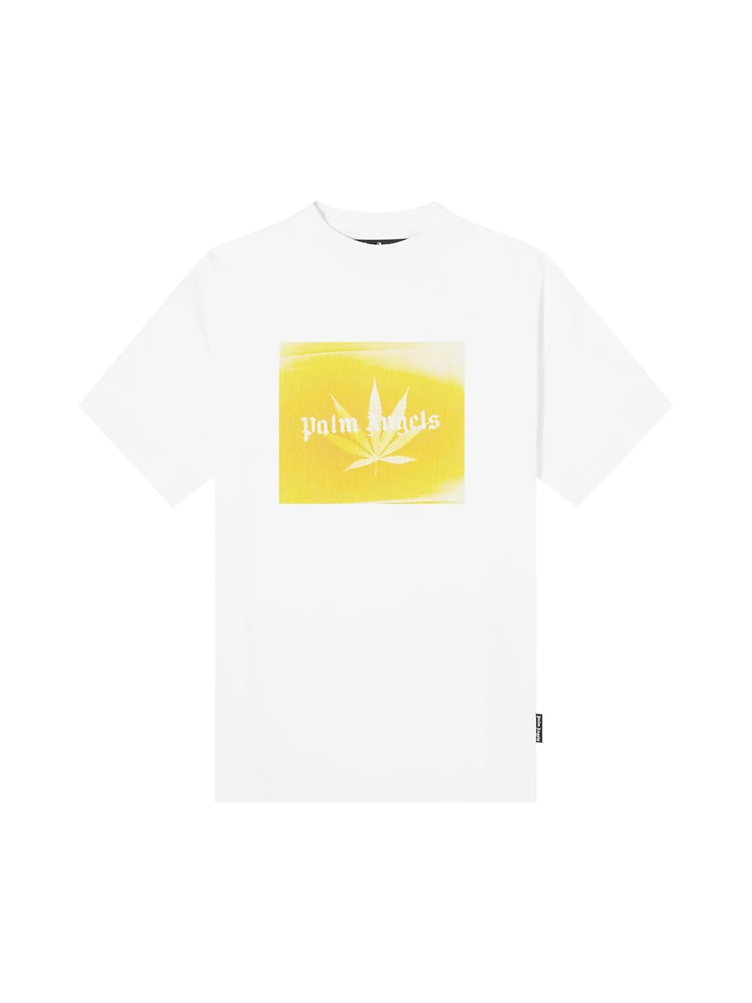 Футболка с логотипом Palm Angels Leaf — изображение 1 из 1, белый