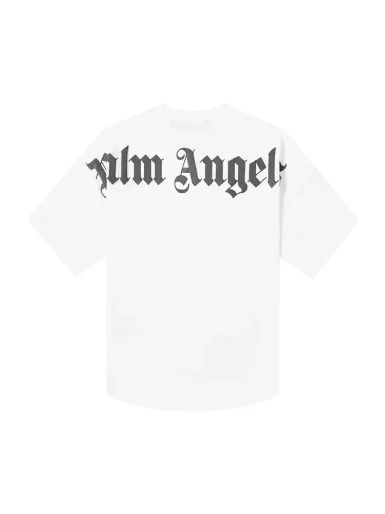 Футболка Palm Angels Classic Logo Over Tee — изображение 2 из 2, белый