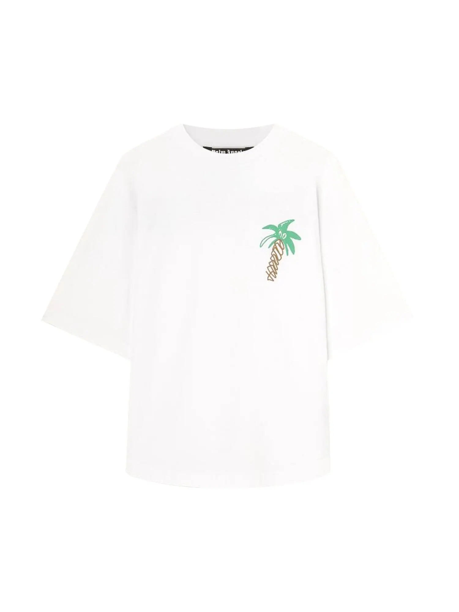 Футболка Palm Angels Sketchy Over — изображение 1 из 1, белый/черный