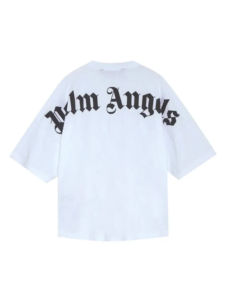 Футболка Palm Angels Classic Logo Over Tee 'White' — изображение 2 из 2, белый