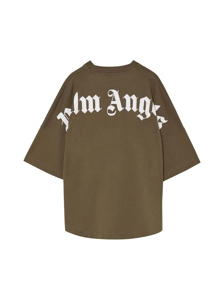 Футболка Palm Angels Classic Logo Over Tee 'White' — изображение 2 из 2, белый