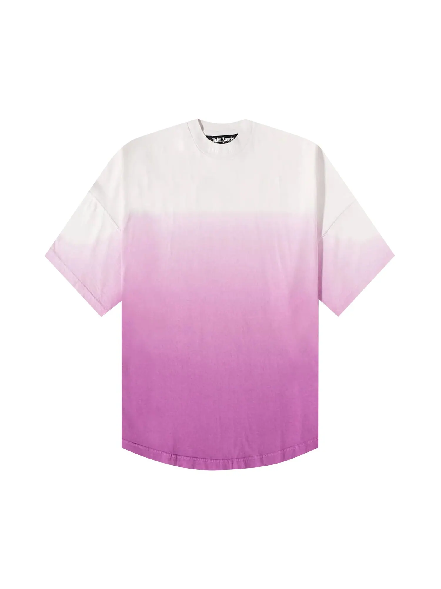 Футболка с логотипом Palm Angels Gradient — изображение 1 из 1, фиолетовый/белый