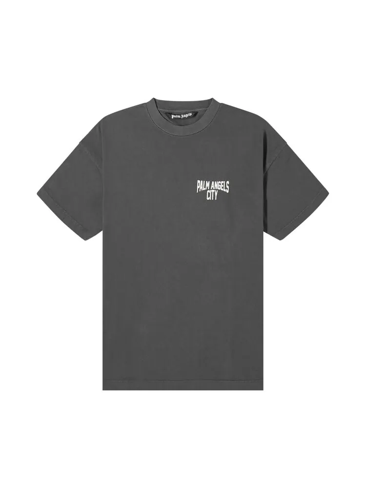 Футболка Palm Angels City Washed Tee — изображение 1 из 1, серый