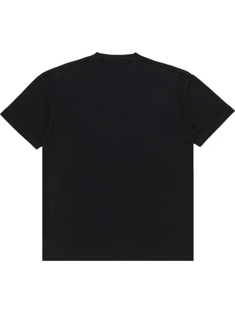 Футболка Palm Angels Seasonal Logo 'Black/Green Fluorescent' — изображение 2 из 3, черный