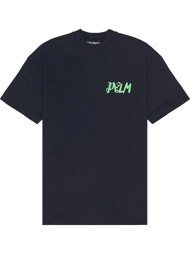 Футболка Palm Angels I Am Lost 'Navy Blue' — изображение 1 из 2, синий