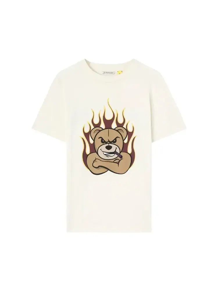 Футболка Moncler x Palm Angels Bear — изображение 1 из 2, белый