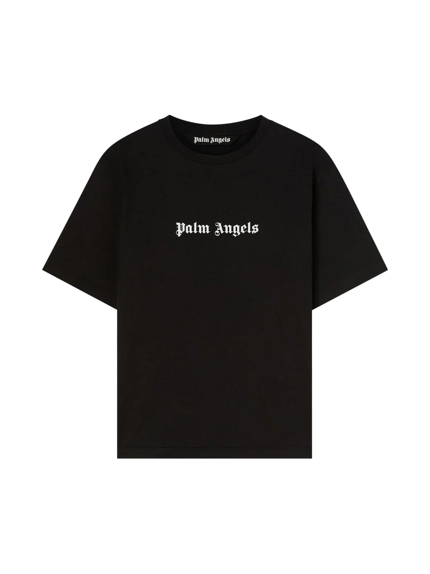 Классическая узкая футболка с логотипом Palm Angels — изображение 1 из 1, черный