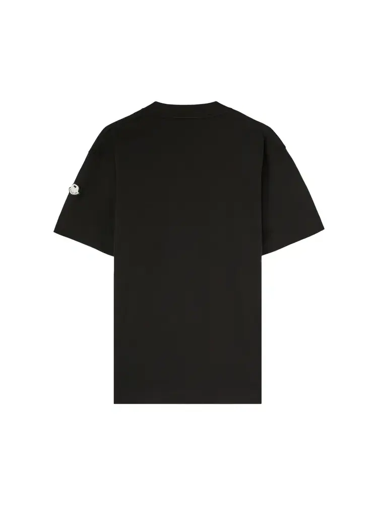 Футболка Moncler x Palm Angels Racing — изображение 2 из 3, черный