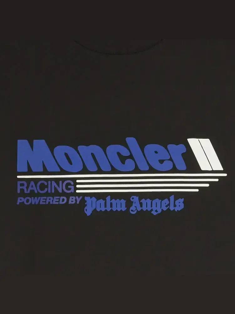 Футболка Moncler x Palm Angels Racing — изображение 3 из 3, черный