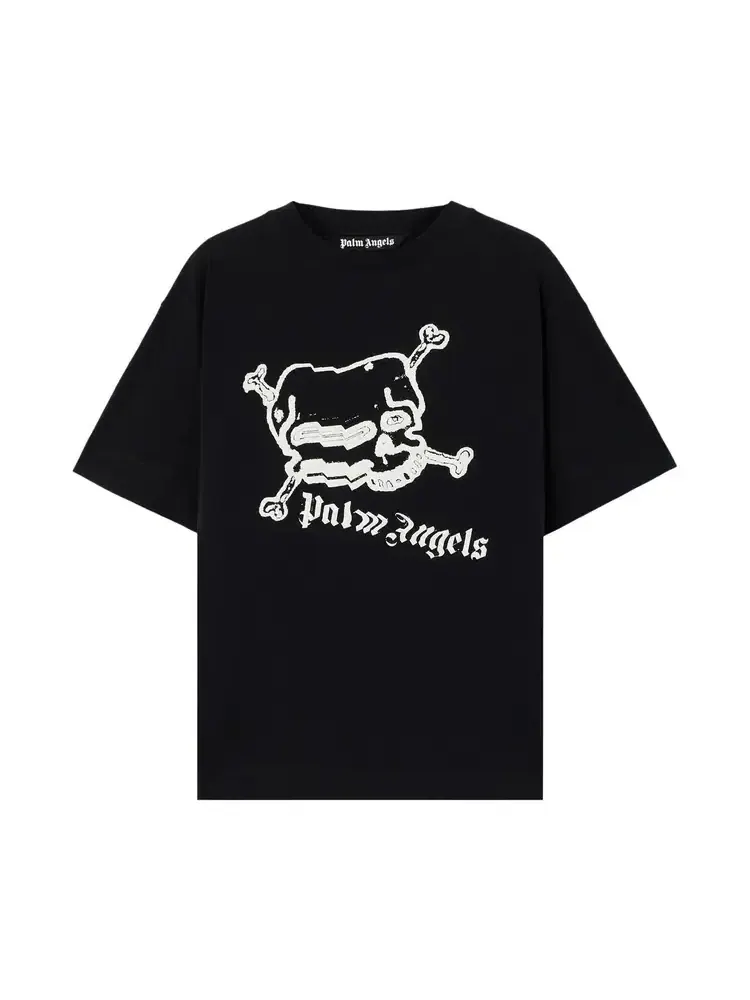Футболка Palm Angels Skull Regular — изображение 1 из 1, черный