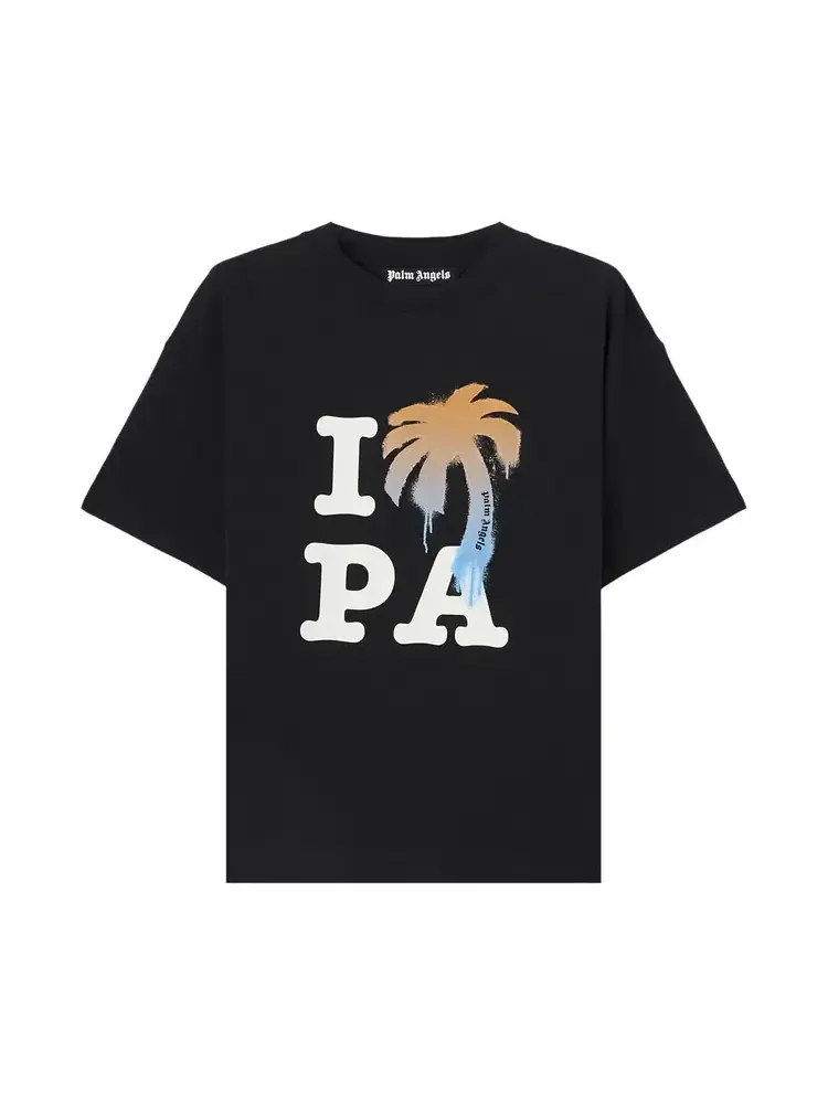 Футболка Palm Angels I Love Pa — изображение 1 из 1, черный