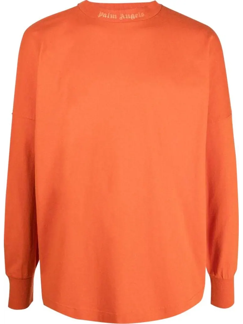 Лонгслив Palm Angels Glitter Classic Lg Over T Long-Sleeve 'Brick/Red' — изображение 1 из 1, красный