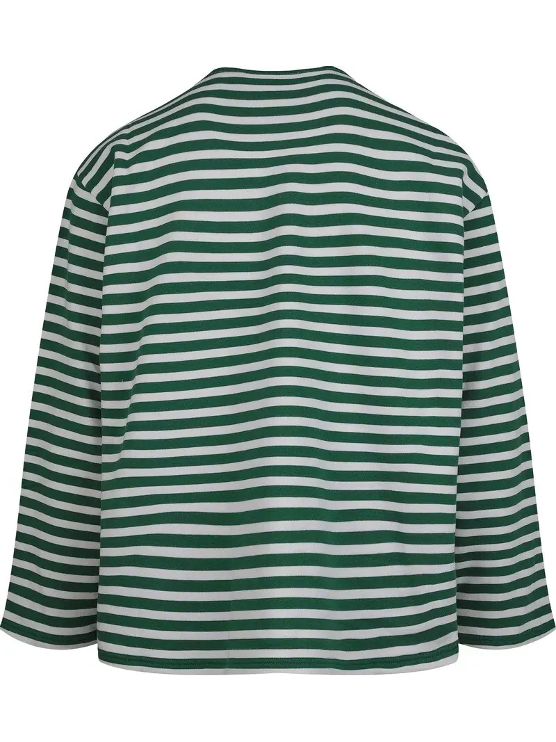 Свитшот Palm Angels Bear Stripes Breton — изображение 2 из 3, зеленый