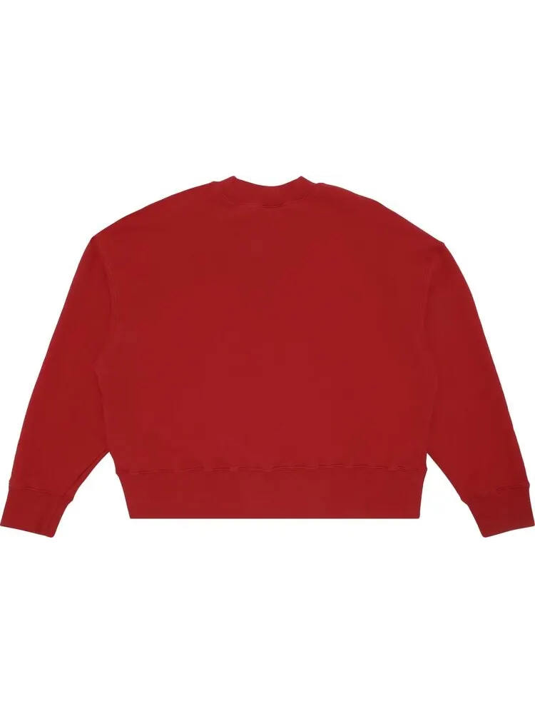 Толстовка Palm Angels Bear Crew 'Red/Brown' — изображение 2 из 2, красный