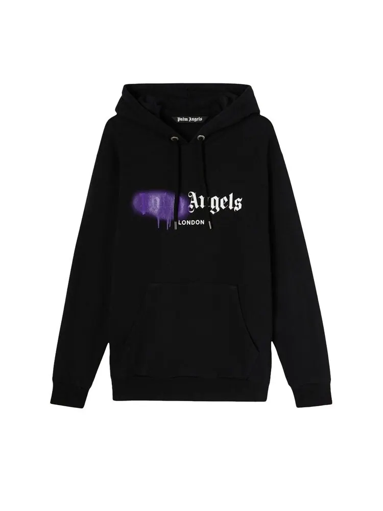 Худи Palm Angels London Sprayed 'Black' — изображение 2 из 2, черный