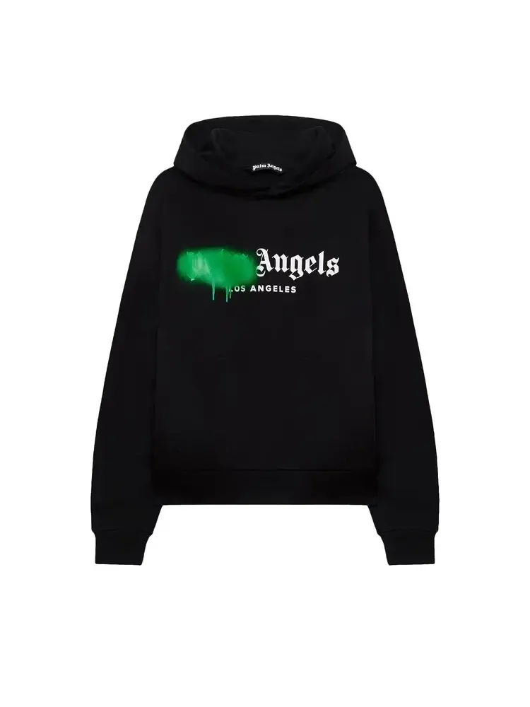 Худи Palm Angels Milano Sprayed Hoodie — изображение 1 из 1, черный