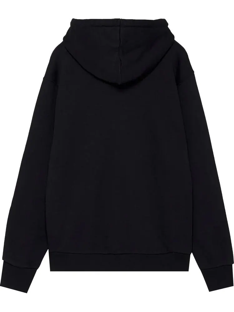 Худи Palm Angels St. Moritz Heart Sprayed Hoodie 'Black/Blue' — изображение 2 из 2, черный
