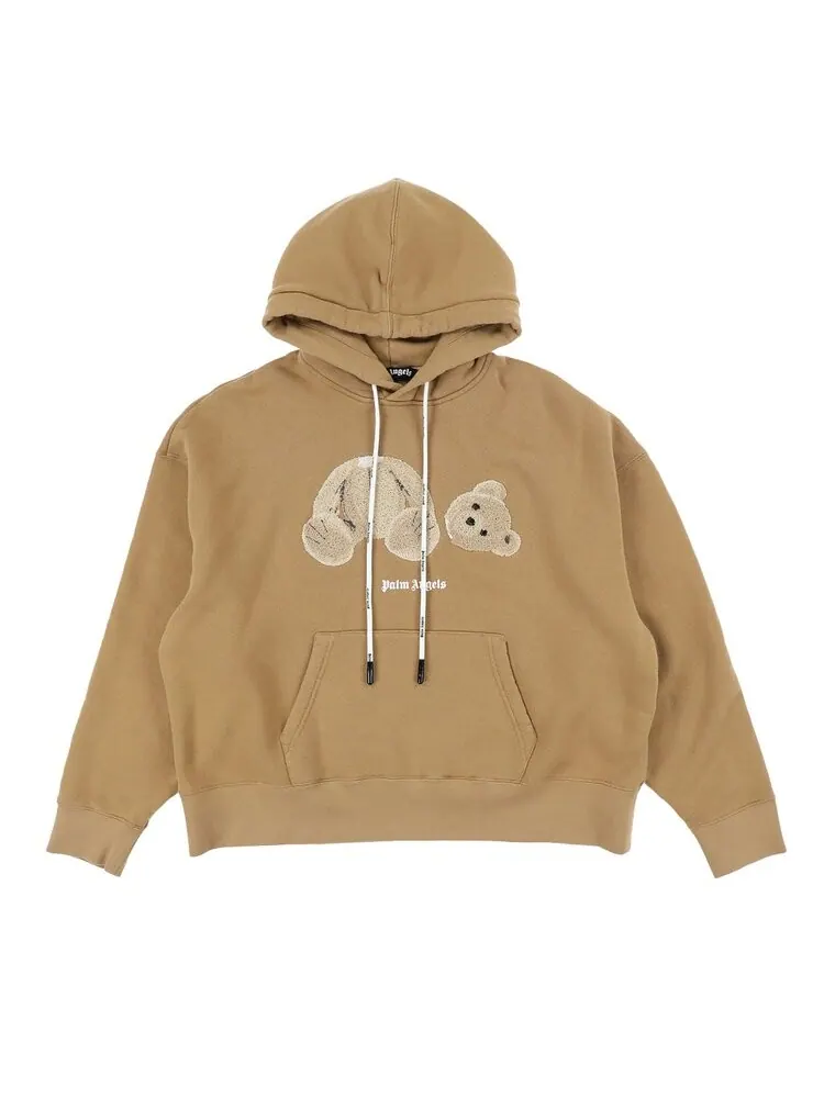 Худи Palm Angels Pa Bear Hoody 'Beige/White' — изображение 1 из 1, белый