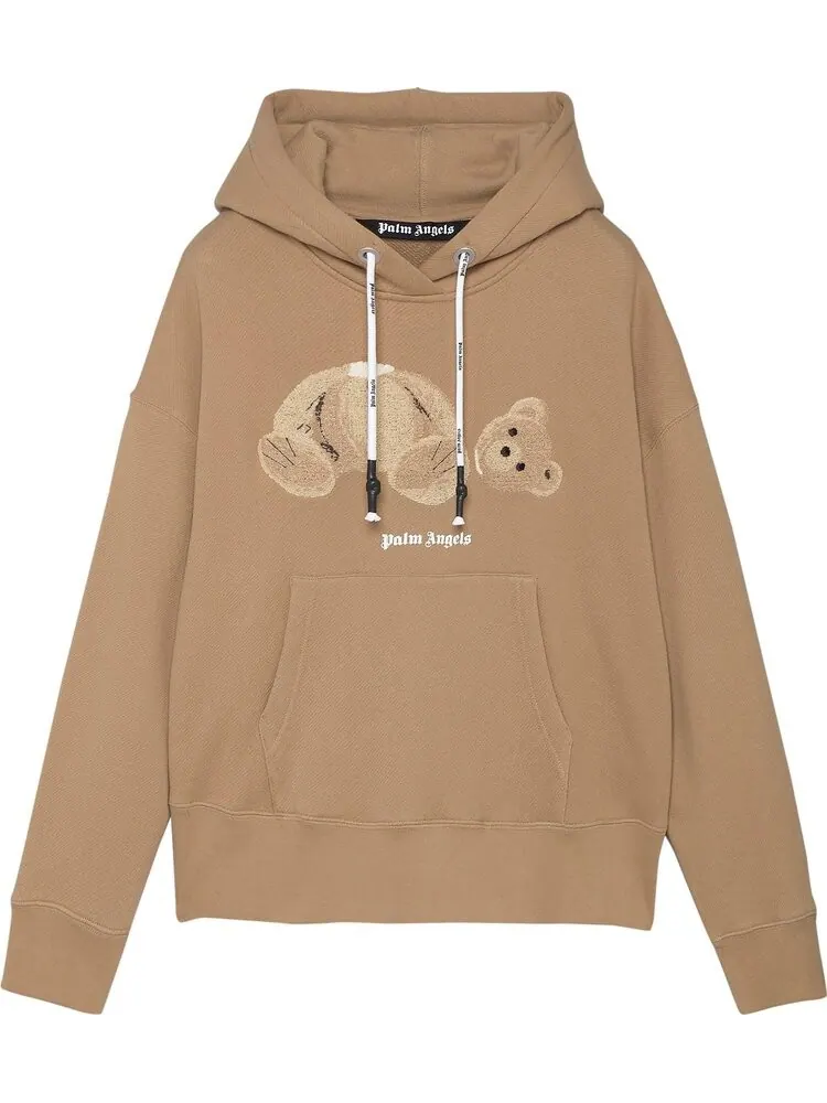 Худи Palm Angels Bear Hoodie 'Beige Brown' — изображение 1 из 2, коричневый