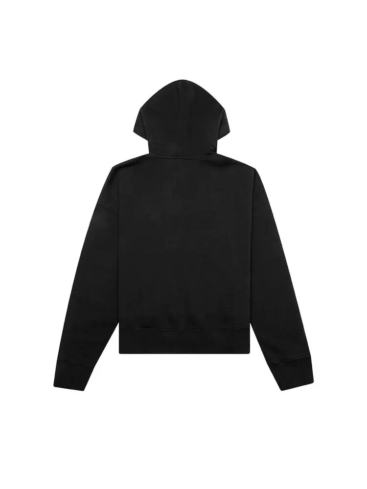 Худи Palm Angels Curved Logo Hoodie — изображение 2 из 2, черный